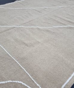 Handwoven Beige Rug