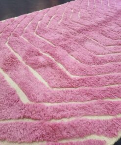 Pink Striped Rug