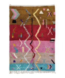 Colorful Wool Geometric Rug