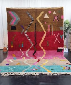 Colorful Wool Geometric Rug