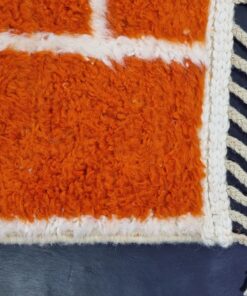 Orange Wool Rug