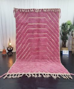 Pink Striped Rug