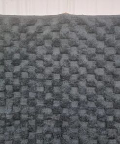 ufted Black Rug