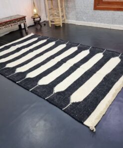 Black and White Rug