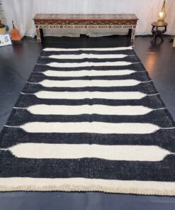 Black and White Rug