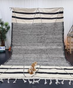 Black & White Berber Rug