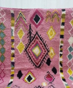 Baby Pink geometric Rug