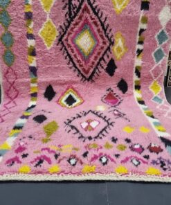 Baby Pink geometric Rug