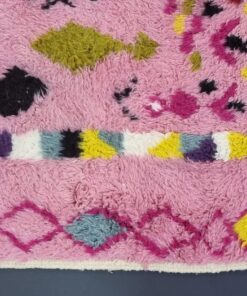 Baby Pink geometric Rug