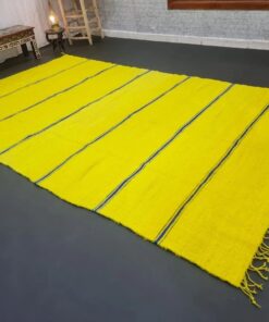 Yellow and Blue Rug