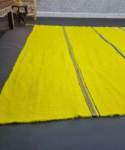 Yellow and Blue Rug