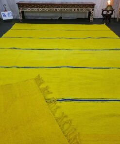Yellow and Blue Rug