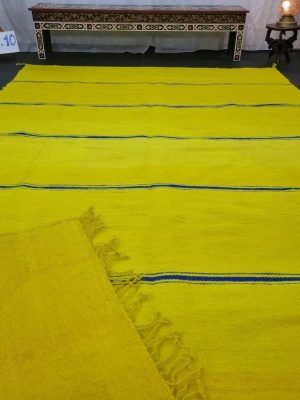 Yellow and Blue Rug