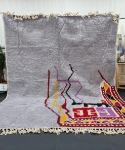 Light Purple and Red rug