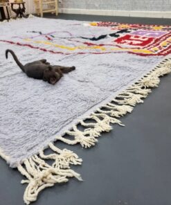 Light Purple and Red rug