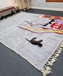 Light Purple and Red rug