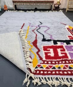 Light Purple and Red rug