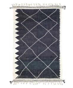Black And White Rug