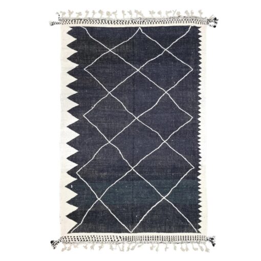 Black And White Rug