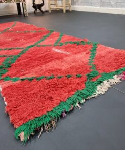 Red And Green Vintage Rug