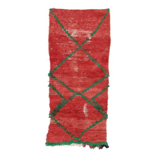 Red And Green Vintage Rug