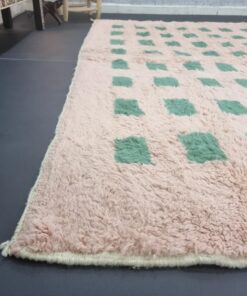 Light Brown and Green Rug