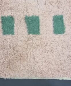 Light Brown and Green Rug