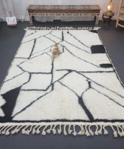 White and Black Rug