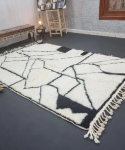 White and Black Rug