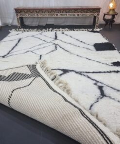 White and Black Rug