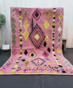 Baby Pink geometric Rug