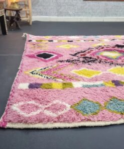 Baby Pink geometric Rug