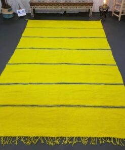 Yellow and Blue Rug