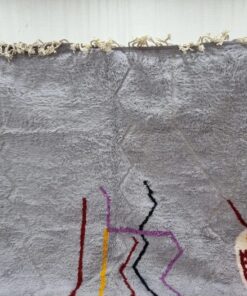 Light Purple and Red rug