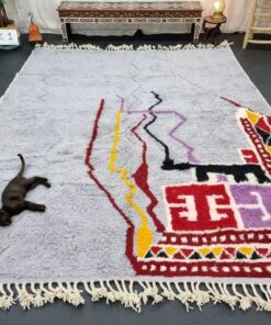 Light Purple and Red rug