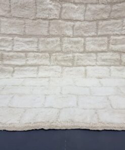 Checkerboard White Rug