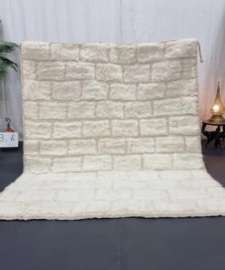 Checkerboard White Rug