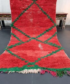 Red And Green Vintage Rug