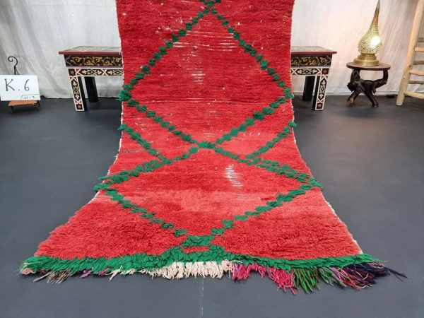 Red And Green Vintage Rug