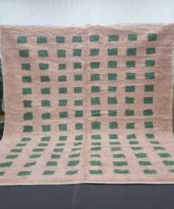 Light Brown and Green Rug