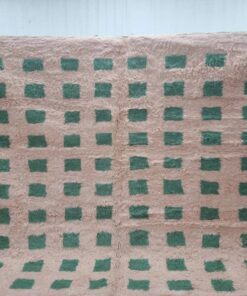 Light Brown and Green Rug