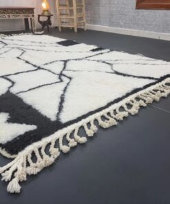 White and Black Rug