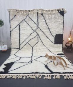 White and Black Rug