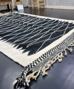White and Black Rug