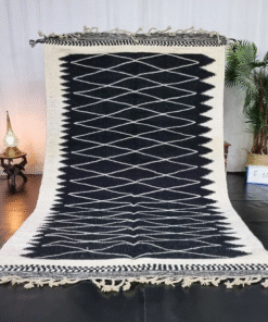 White and Black Rug