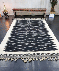 White and Black Rug