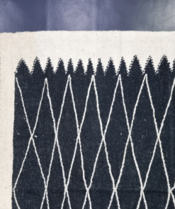 White and Black Rug
