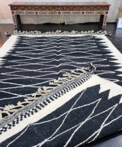 White and Black Rug