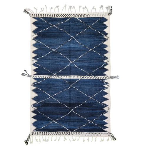 Navy blue rug