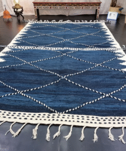 Navy blue rug